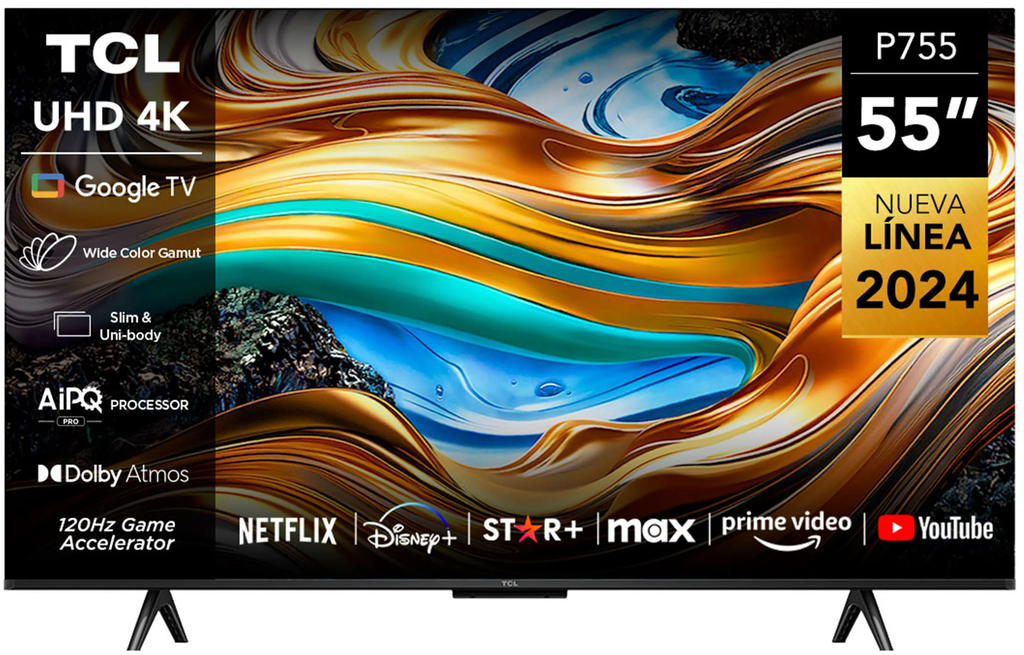 التلفاز الذكي TCL اصدار سنة 2026 قياس 55 بوصة بنظام اندرويد
